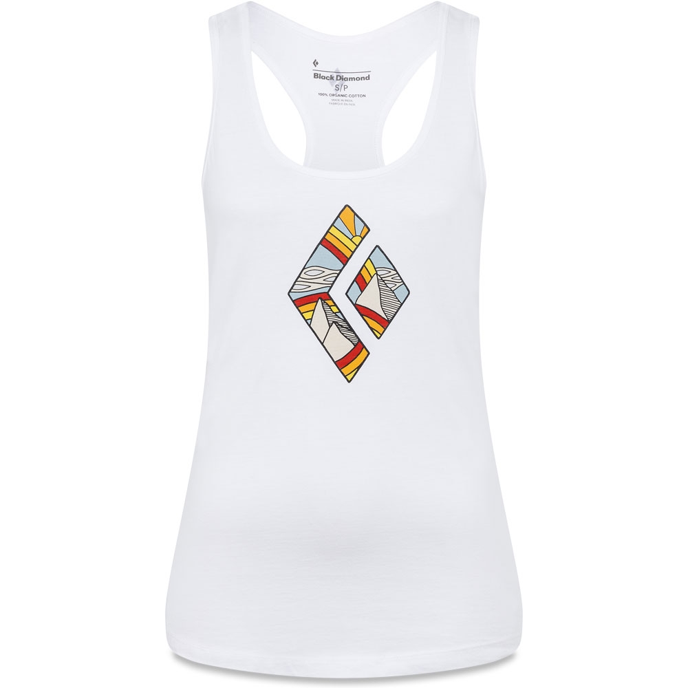 Black Diamond Black Diamond Rainbow Diamond Tank Women's AP730070-White shirts en tops Black Diamond Rainbow Diamond Tank Women's White AP730070-White shirts en tops online bestellen bij Kathmandu Outdoor & Travel