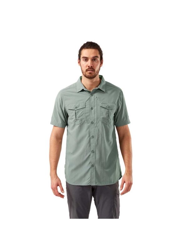 Craghoppers  NosiLife Adventure II Short Sleeved Shirt Sage