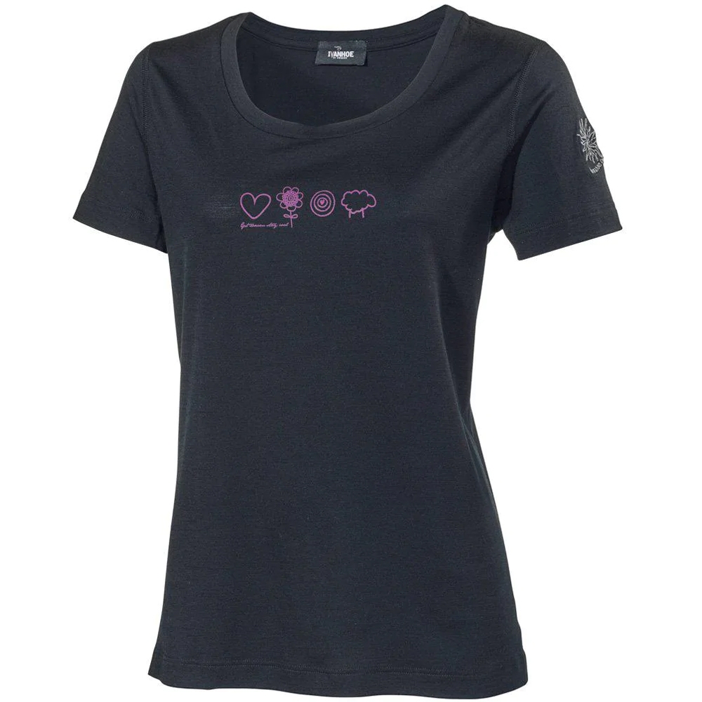 Ivanhoe UW Meja symbols Black 1200051-015 shirts en tops online bestellen bij Kathmandu Outdoor & Travel