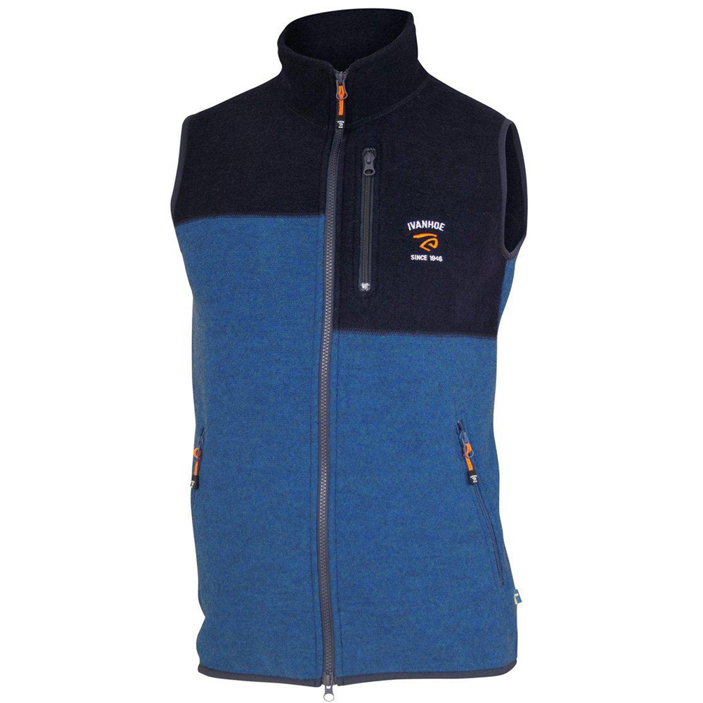 Ivanhoe Ivanhoe Zane Vest 2100520-405 fleeces en truien Ivanhoe Zane Vest Electric Blue 2100520-405 fleeces en truien online bestellen bij Kathmandu Outdoor & Travel