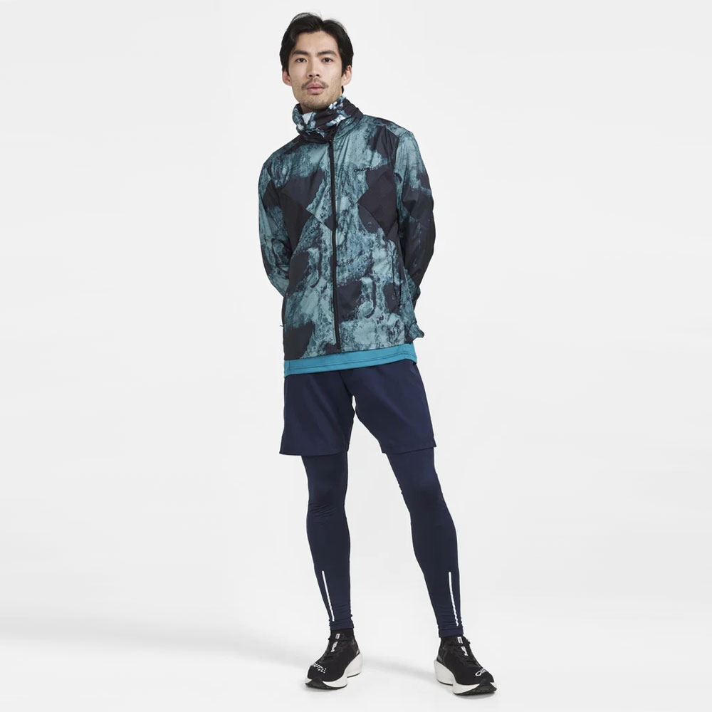 Craft Adv Essence Wind Jacket  OPAL-MULTI 1911443-678007 jassen online bestellen bij Kathmandu Outdoor & Travel