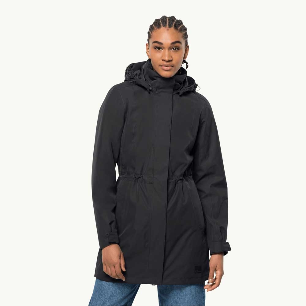 Jack Wolfskin Jack Wolfskin Ottawa Coat Women's 1107244-6000 jassen Jack Wolfskin Ottawa Coat Women's black 1107244-6000 jassen online bestellen bij Kathmandu Outdoor & Travel