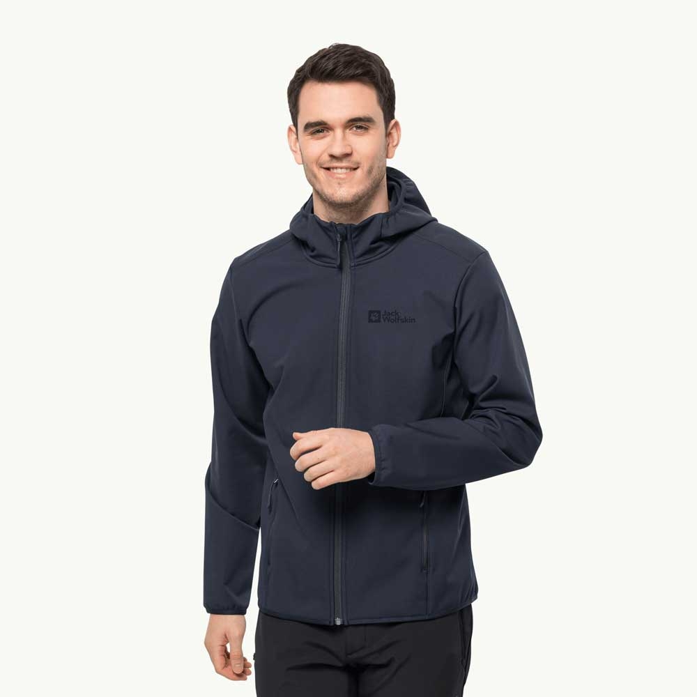 Jack Wolfskin Jack Wolfskin Bornberg Hoody 1307471-1010 fleeces en truien Jack Wolfskin Bornberg Hoody night blue 1307471-1010 fleeces en truien online bestellen bij Kathmandu Outdoor & Travel