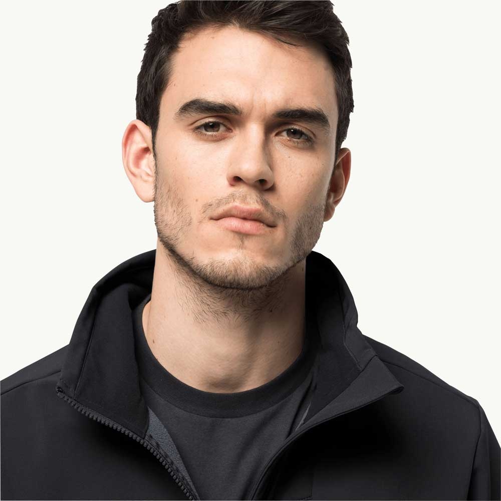 Jack Wolfskin Whirlwind Jacket black 1305801-6000 jassen online bestellen bij Kathmandu Outdoor & Travel