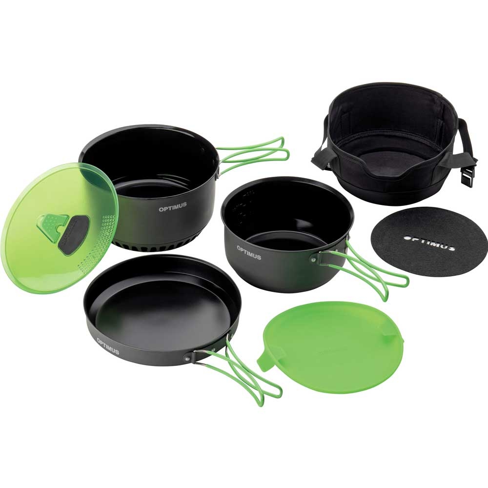 Optimus Optimus Terra Camp 4 Cooking Pot Set OPT8020677 koken Optimus Terra Camp 4 Cooking Pot Set . OPT8020677 koken online bestellen bij Kathmandu Outdoor & Travel