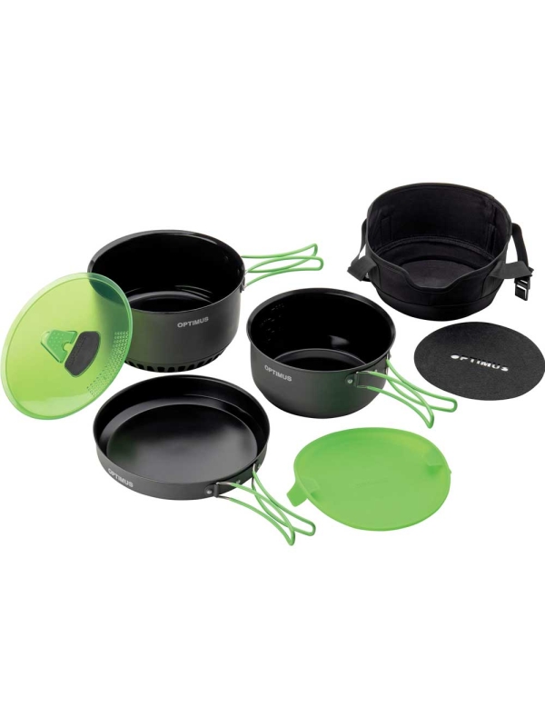 Optimus Terra Camp 4 Cooking Pot Set . Optimus Terra Camp 4 Cooking Pot Set .