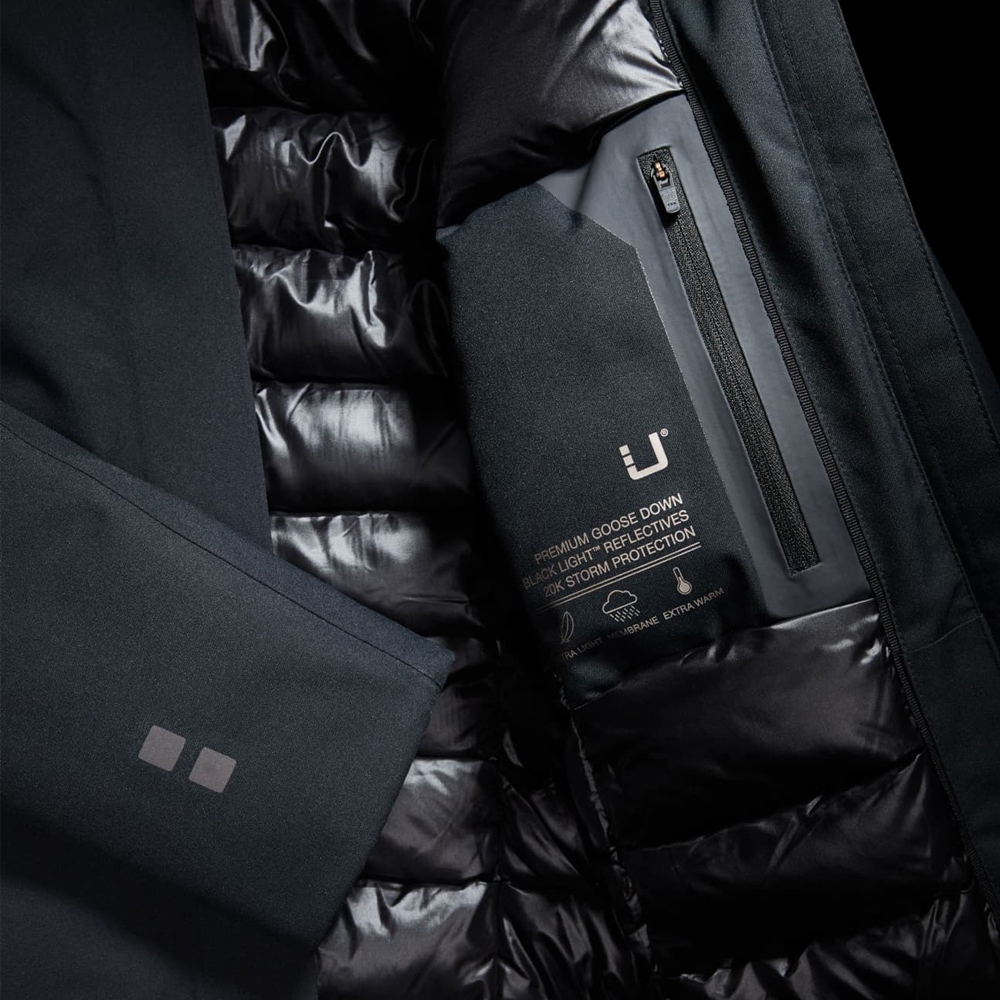 Ubr White Heat Parka Women's Black-down hood 6044-991 jassen online bestellen bij Kathmandu Outdoor & Travel