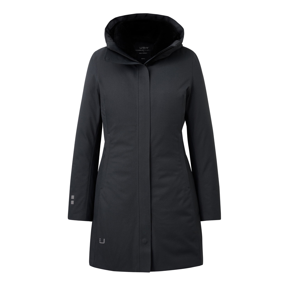 Ubr White Heat Parka Women's Black-down hood 6044-991 jassen online bestellen bij Kathmandu Outdoor & Travel