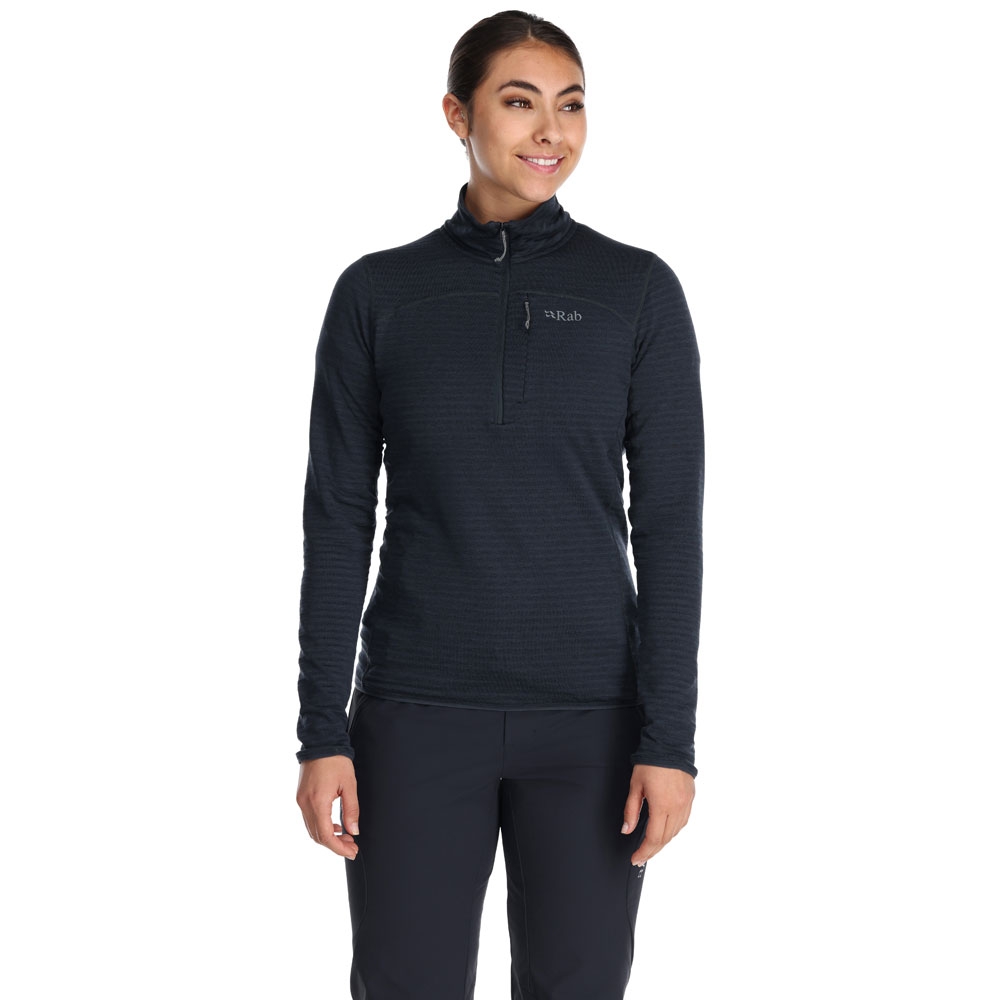 Rab Rab Ascendor Light Pull-On Women's QFF-49-BEL shirts en tops Rab Ascendor Light Pull-On Women's Beluga QFF-49-BEL shirts en tops online bestellen bij Kathmandu Outdoor & Travel