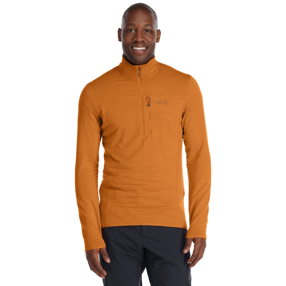 Rab Ascendor Light Pull-On Marmalade QFF-48-MAM shirts en tops online bestellen bij Kathmandu Outdoor & Travel