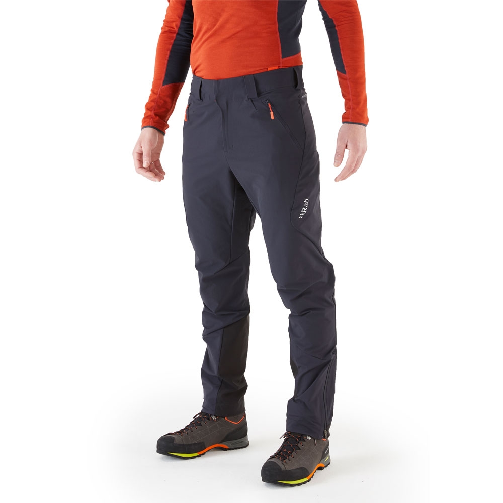 Rab Rab Ascendor AS Pants QFU-78-EBN broeken Rab Ascendor AS Pants Ebony QFU-78-EBN broeken online bestellen bij Kathmandu Outdoor & Travel