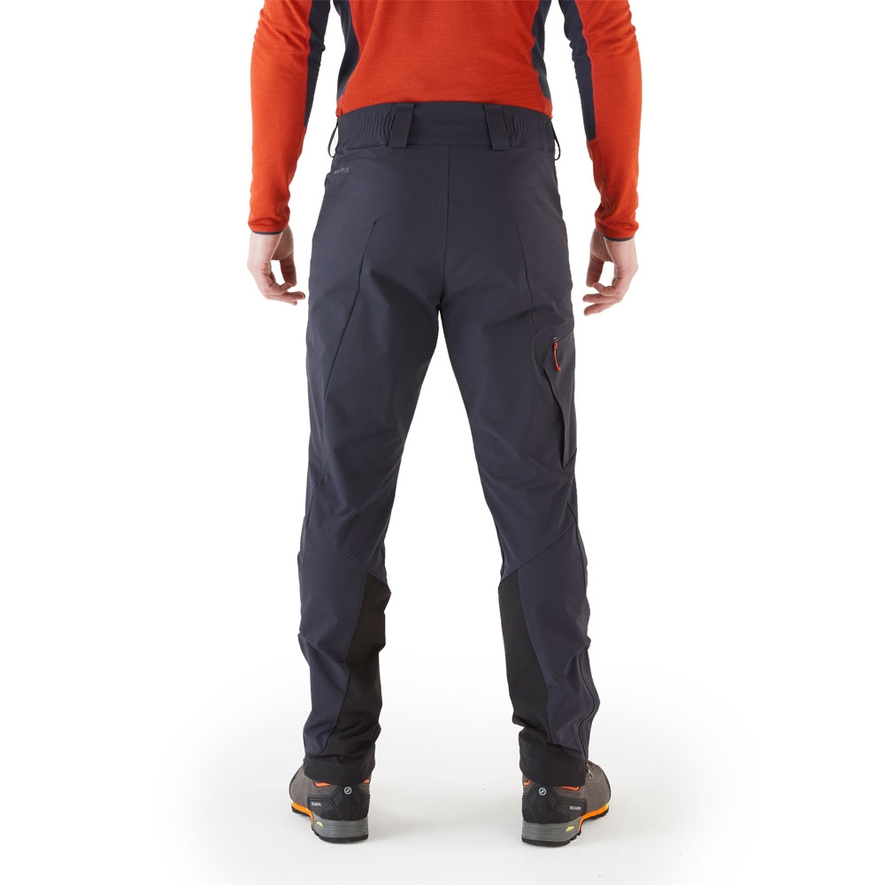 Rab Rab Ascendor AS Pants QFU-78-EBN broeken Rab Ascendor AS Pants Ebony QFU-78-EBN broeken online bestellen bij Kathmandu Outdoor & Travel