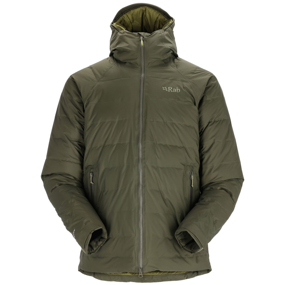 Rab Rab Valiance Jacket QDB-49-ARM jassen Rab Valiance Jacket Army QDB-49-ARM jassen online bestellen bij Kathmandu Outdoor & Travel
