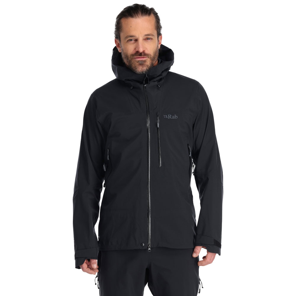 Rab Rab Firewall Jacket QWH-32-BLK jassen Rab Firewall Jacket Black QWH-32-BLK jassen online bestellen bij Kathmandu Outdoor & Travel