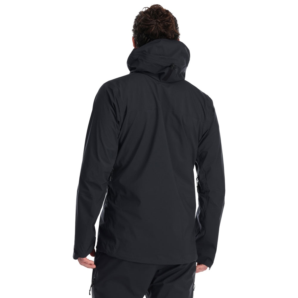 Rab Rab Firewall Jacket QWH-32-BLK jassen Rab Firewall Jacket Black QWH-32-BLK jassen online bestellen bij Kathmandu Outdoor & Travel