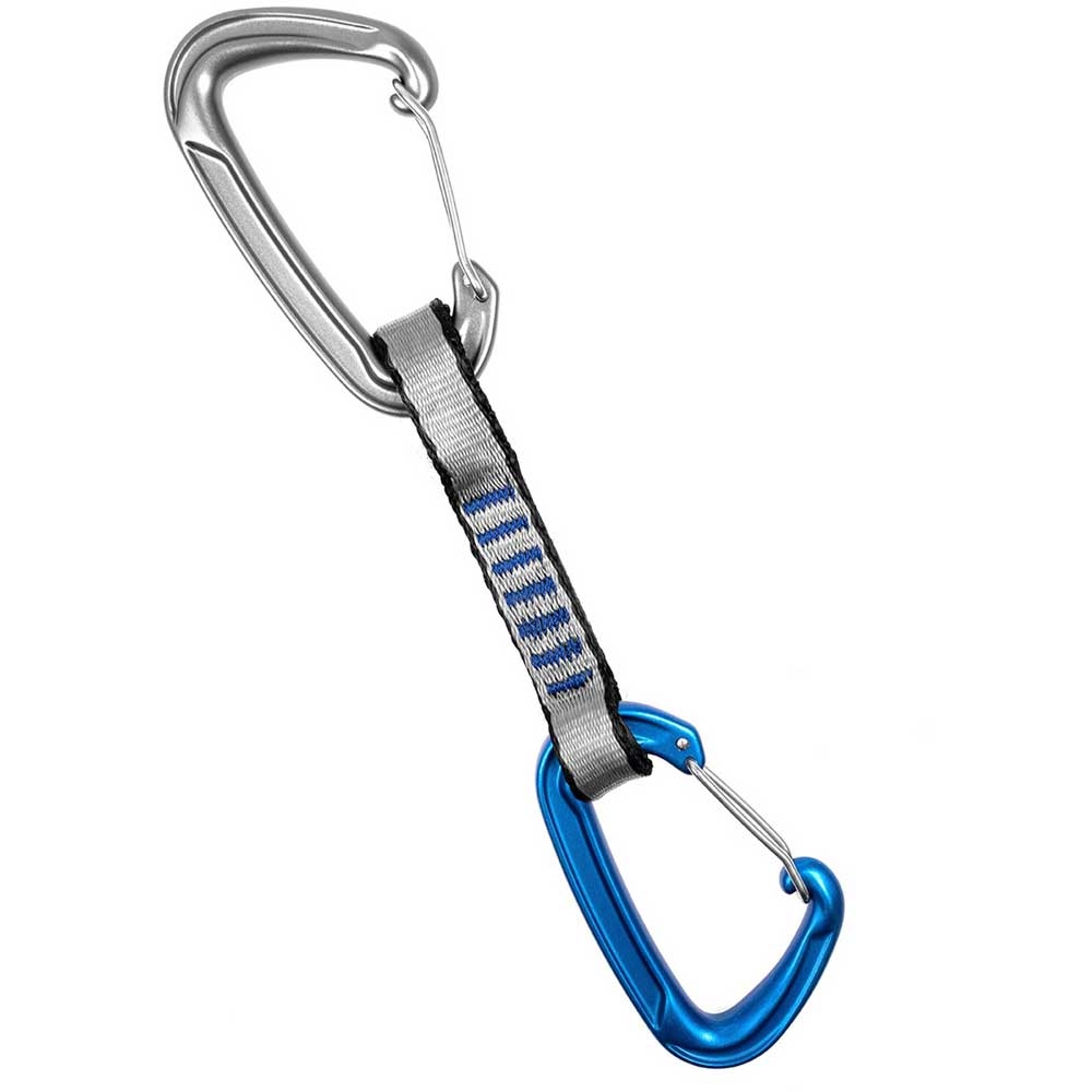 Lacd Lacd Quickdraw Wire Evo 1217 karabiners en setjes Lacd Quickdraw Wire Evo Grey/Blue 1217 karabiners en setjes online bestellen bij Kathmandu Outdoor & Travel