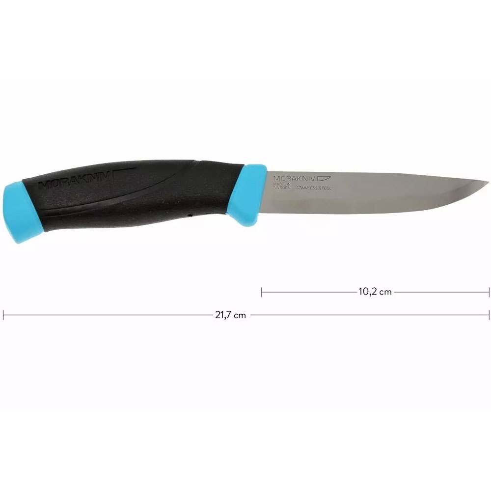 Morakniv Companion RVS Blue MO 12884-blue messen & tools online bestellen bij Kathmandu Outdoor & Travel
