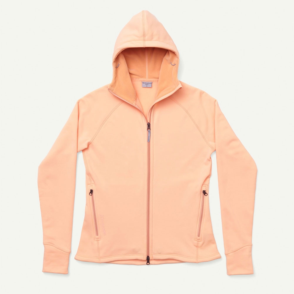 Houdini Houdini Power Houdi Women's 125984-167 fleeces en truien Houdini Power Houdi Women's Peach Passion 125984-167 fleeces en truien online bestellen bij Kathmandu Outdoor & Travel