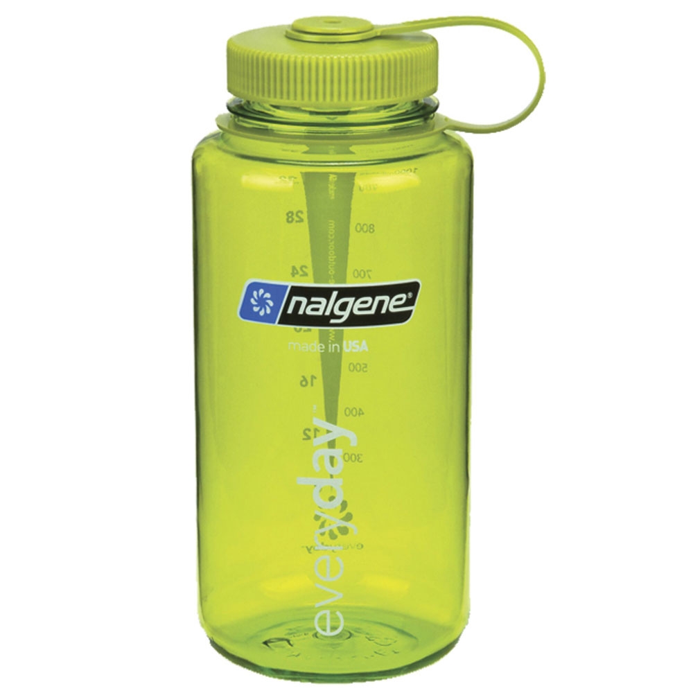 Nalgene Wide Mouth 1L Spring Green N2020-3532 drinkflessen en thermosflessen online bestellen bij Kathmandu Outdoor & Travel