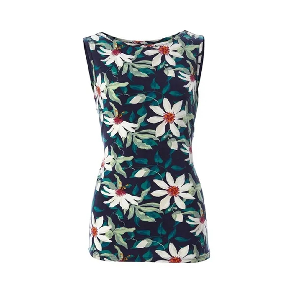 Royal Robbins Essential Tencel Twist Tank Women's Ink Blue PT 611003-576 shirts en tops online bestellen bij Kathmandu Outdoor & Travel