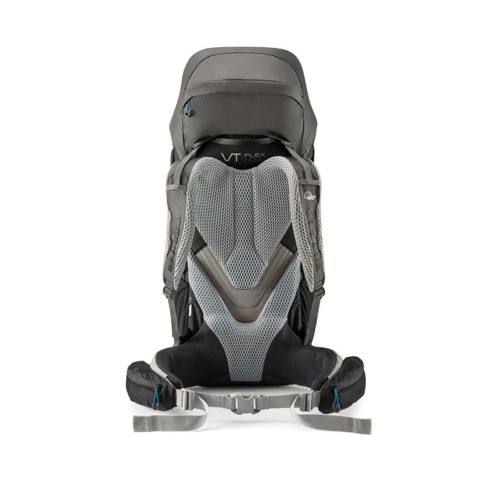 Lowe Alpine Cerro Torre 65:85 M-L Black / Greyhound FBQ-01-BL-65 trekkingrugzakken online bestellen bij Kathmandu Outdoor & Travel