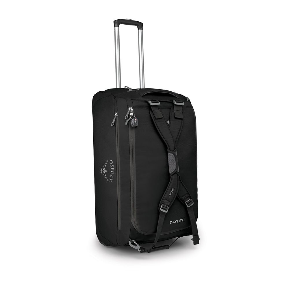 Osprey Osprey Daylite Whld Duffel 85 1-125-1 rolkoffers Osprey Daylite Whld Duffel 85 Black 1-125-1 rolkoffers online bestellen bij Kathmandu Outdoor & Travel