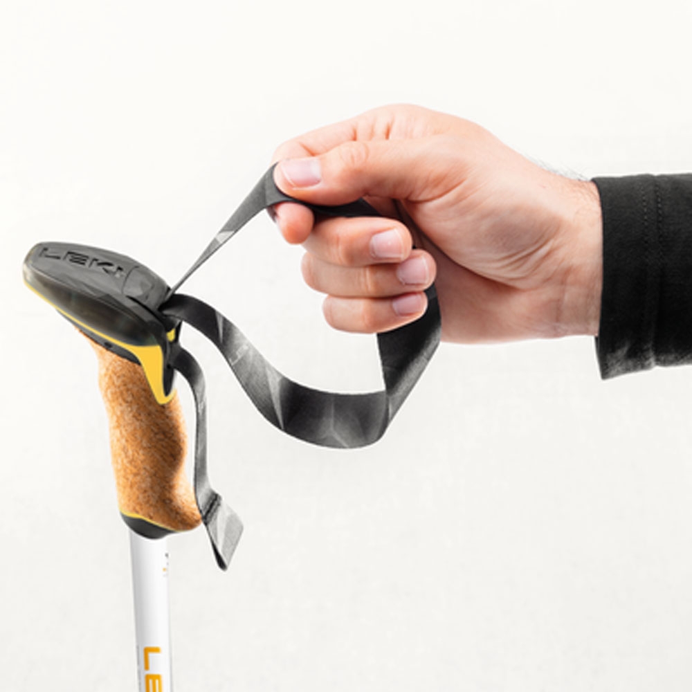 Leki Cressida Mango/White/Silver LT65221191 wandelstokken en gamaschen online bestellen bij Kathmandu Outdoor & Travel