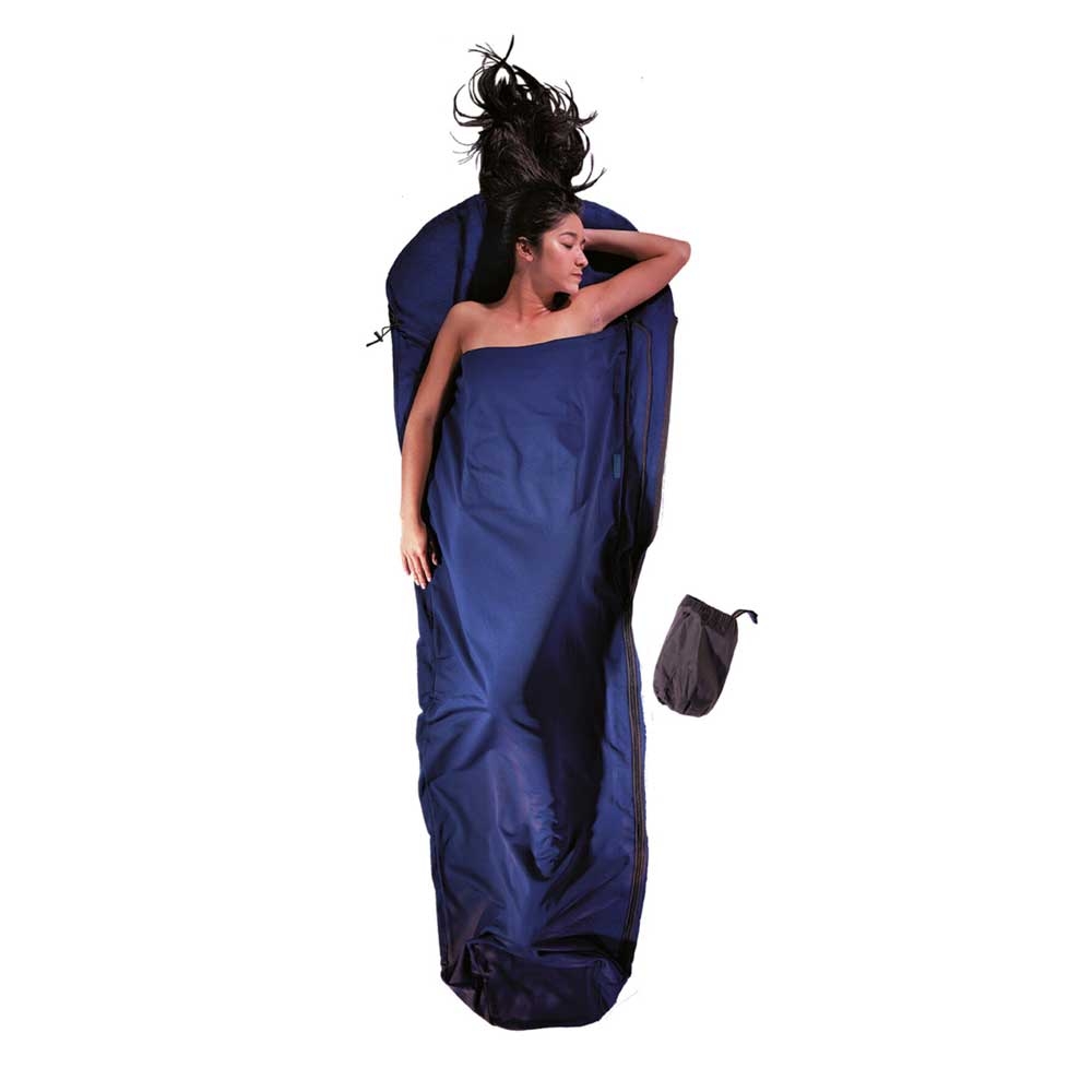 Cocoon Cocoon Microfleece MummyLiner Ultralight (rechts) CPFM32-R lakenzakken en liners Cocoon Microfleece MummyLiner Ultralight (rechts) Dark Petrol CPFM32-R lakenzakken en liners online bestellen bij Kathmandu Outdoor & Travel
