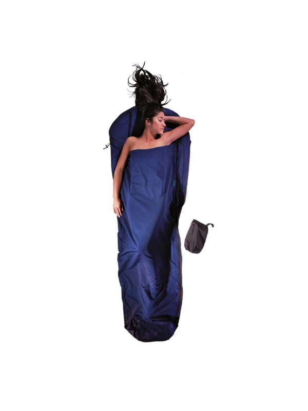 Cocoon Microfleece MummyLiner Ultralight (rechts) Dark Petrol Cocoon Microfleece MummyLiner Ultralight (rechts) Dark Petrol