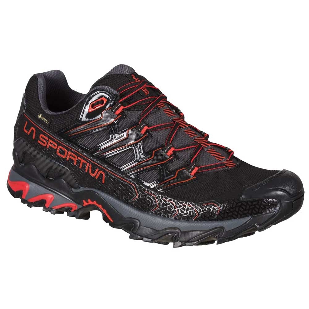 La Sportiva La Sportiva Ultra Raptor II GTX 46Q999314 wandelschoenen heren La Sportiva Ultra Raptor II GTX Black/Goji 46Q999314 wandelschoenen heren online bestellen bij Kathmandu Outdoor & Travel