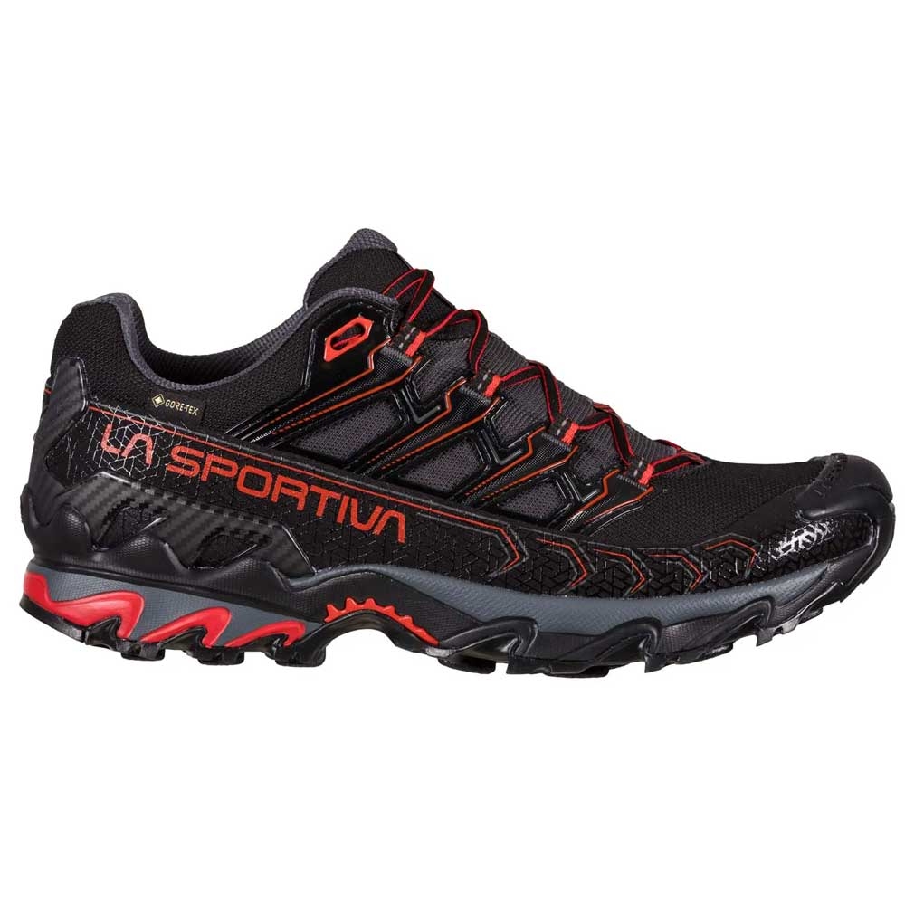 La Sportiva La Sportiva Ultra Raptor II GTX 46Q999314 wandelschoenen heren La Sportiva Ultra Raptor II GTX Black/Goji 46Q999314 wandelschoenen heren online bestellen bij Kathmandu Outdoor & Travel