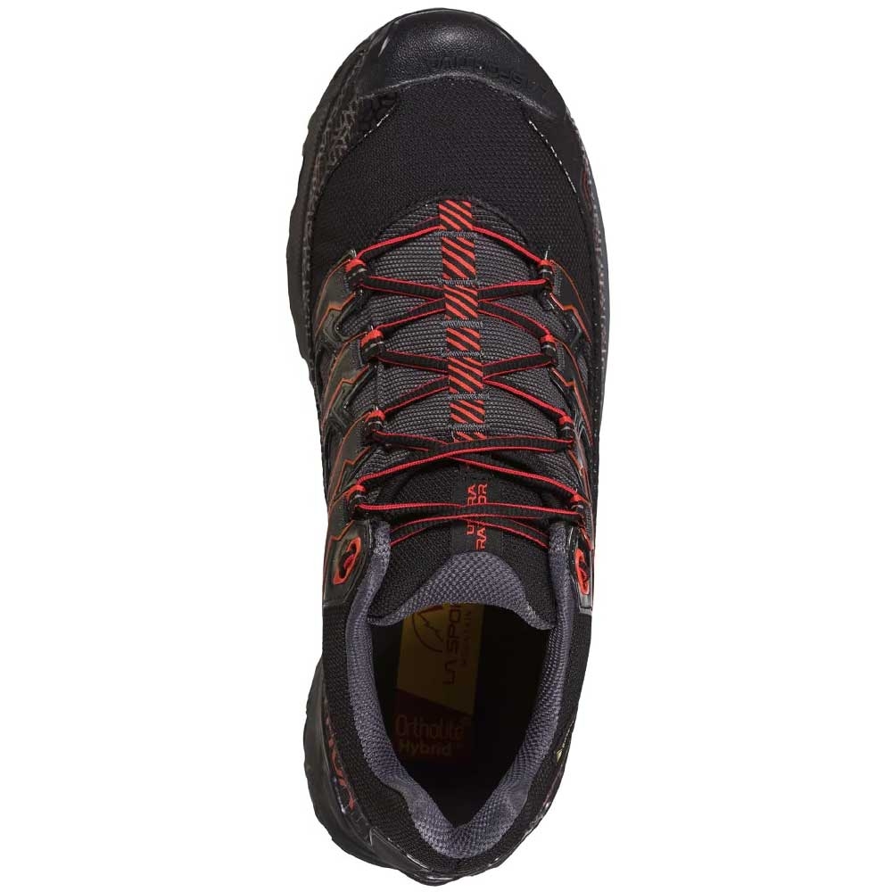 La Sportiva La Sportiva Ultra Raptor II GTX 46Q999314 wandelschoenen heren La Sportiva Ultra Raptor II GTX Black/Goji 46Q999314 wandelschoenen heren online bestellen bij Kathmandu Outdoor & Travel