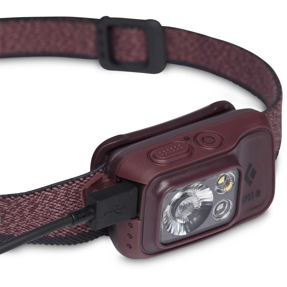 Black Diamond Spot 400-R Headlamp Bordeaux BD620676-Bordeaux verlichting online bestellen bij Kathmandu Outdoor & Travel