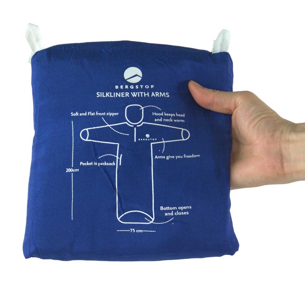 Bergstop Bergstop SilkLiner SL-B lakenzakken en liners Bergstop SilkLiner dark blue SL-B lakenzakken en liners online bestellen bij Kathmandu Outdoor & Travel