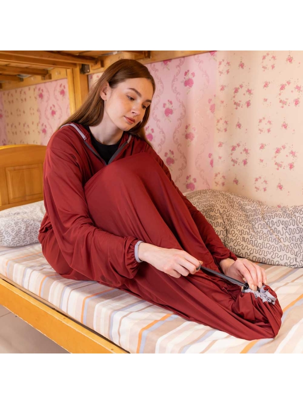 Bergstop  MicroStretch Liner dark red