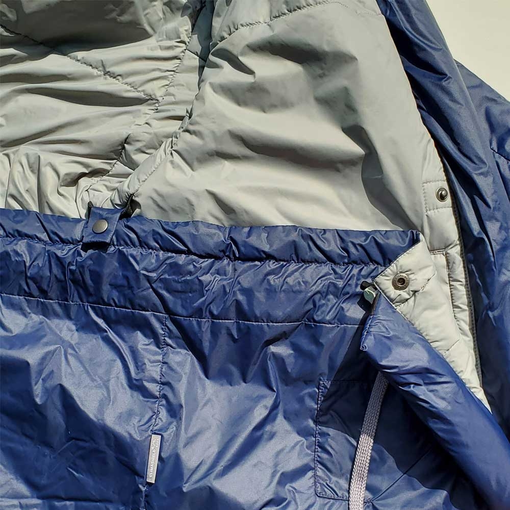 Bergstop CozyBag Light navy blue / grey CB-LNB jassen online bestellen bij Kathmandu Outdoor & Travel