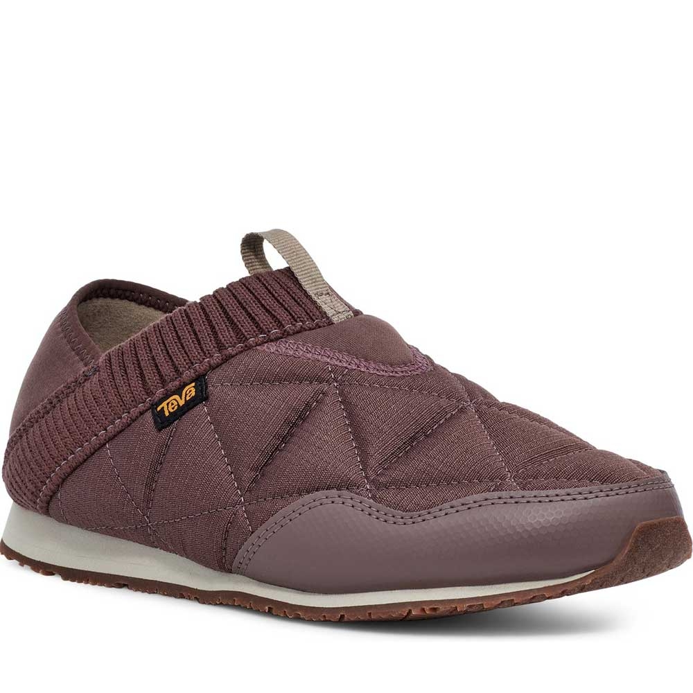 Teva Teva Re Ember Moc Women's 1125471- PRCR pantoffels en huissokken Teva Re Ember Moc Women's Peppercorn 1125471- PRCR pantoffels en huissokken online bestellen bij Kathmandu Outdoor & Travel