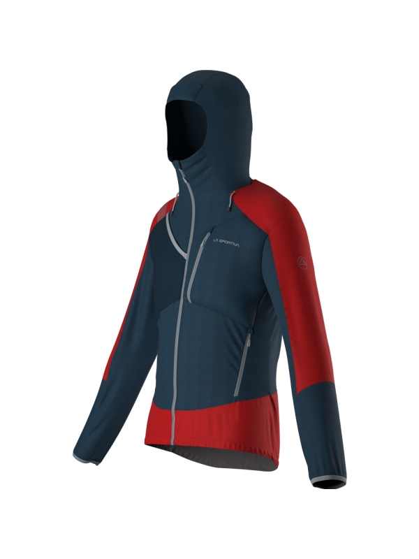 La Sportiva Aequilibrium Softshell Jkt Storm Blue/Poppy La Sportiva Aequilibrium Softshell Jkt Storm Blue/Poppy